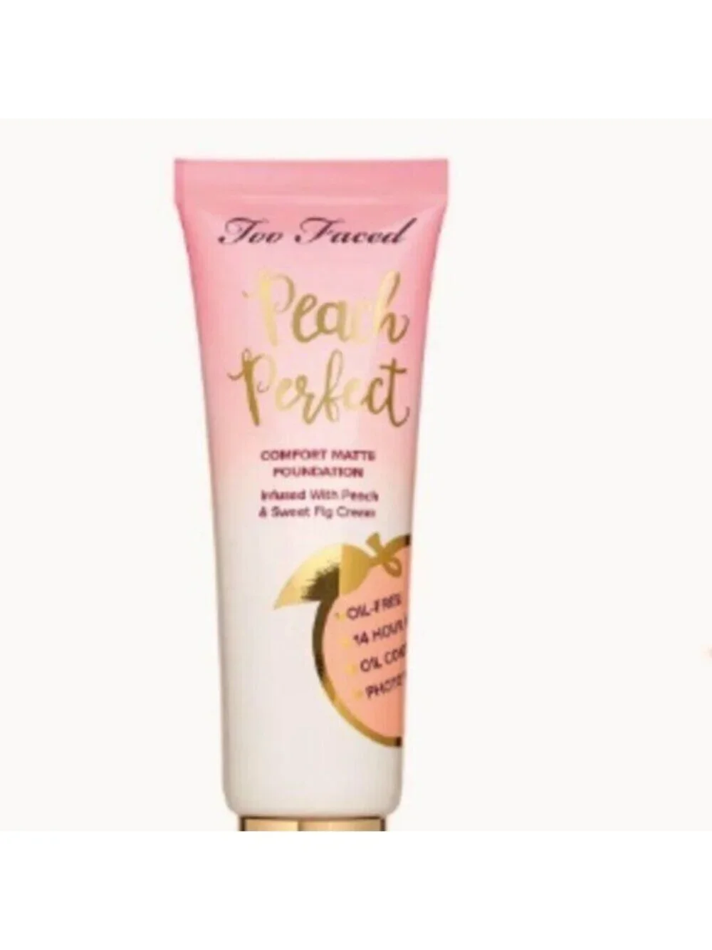 Too Faced Peach Perfect Foundation Sable